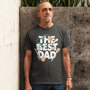 Camiseta Personalizar el feliz día del padre El mejor pap