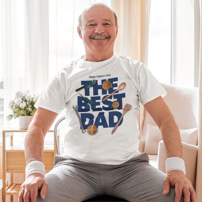 Camiseta Personalizar el feliz día del padre | El mejor pap (Subido por el creador)