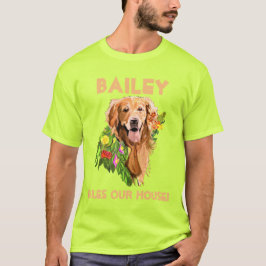 Camiseta Personalizar el nombre del perro y la foto camiset