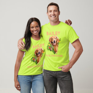 Camiseta Personalizar el nombre del perro y la foto camiset