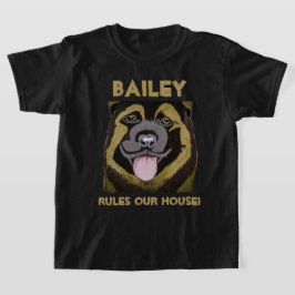 Camiseta Personalizar el nombre del perro y la foto camiset