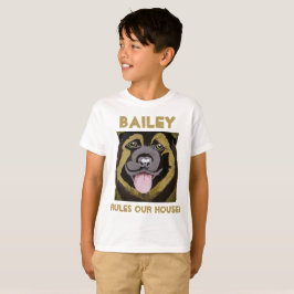 Camiseta Personalizar el nombre del perro y la foto camiset