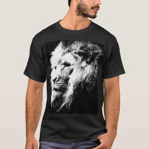 Camiseta Personalizar Elegant Modern Pop Art Cabeza de León