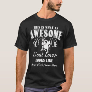 Camiseta PERSONALIZAR ESTA Fabulosa Cabra Lover Pygmy Goat