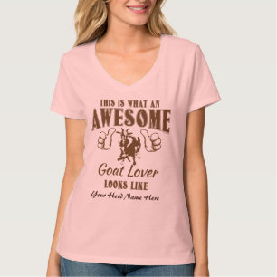 Camiseta PERSONALIZAR ESTA Fabulosa Cabra Lover Pygmy Goat