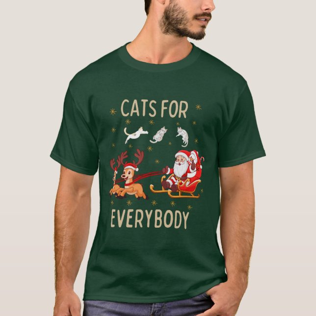 Camiseta Personalizar Este diseño: Gatos para todos (Anverso)