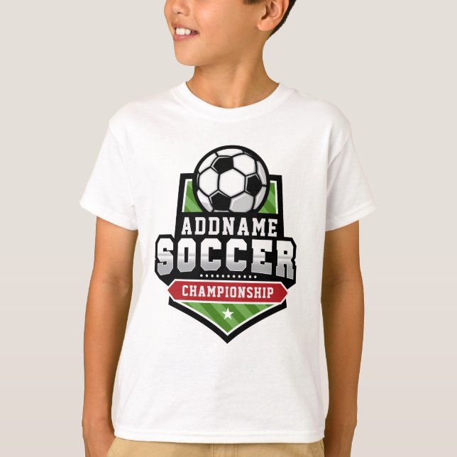 Camiseta Personalizar jugador de fútbol ADD TEXT Equipo Var (Anverso)