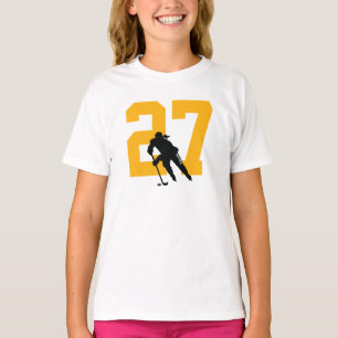 Camiseta Personalizar Jugadora De Hockey Femenino Nombre Nú