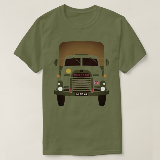 CAMISETA PERSONALIZAR LA CAMIONETA VETERANA DEL EJÉRCITO BR (Diseño del anverso)