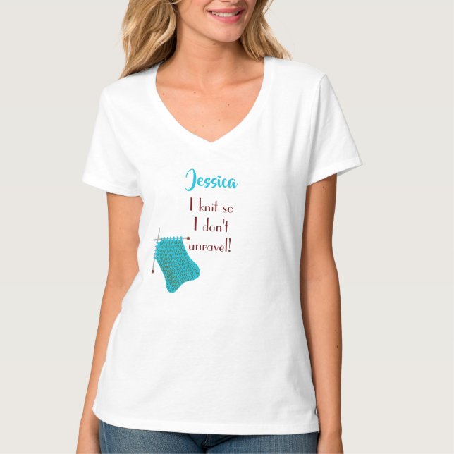 Camiseta Personalizar "Lo sé para no desentrañar" Editar no (Anverso)