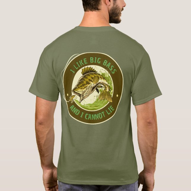Camiseta Personalizar Me Gusta El Bass Y No Puedo Mentir Pe (Reverso)