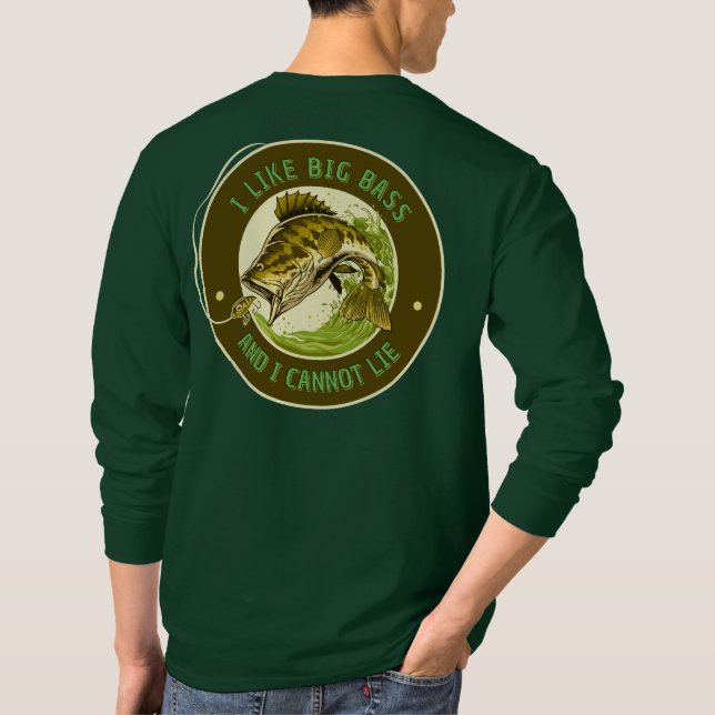 Camiseta Personalizar Me Gusta El Bass Y No Puedo Mentir Pe (Reverso)