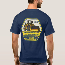 Camiseta Personalizar Negocio de Contratación de Construcci