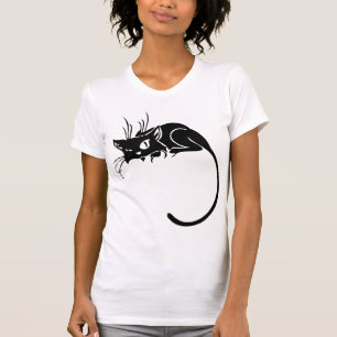 Camiseta Personalizar negro del gatito del gato del gatito