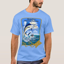 Camiseta Personalizar Ocean Sports Fishing Charter Busine