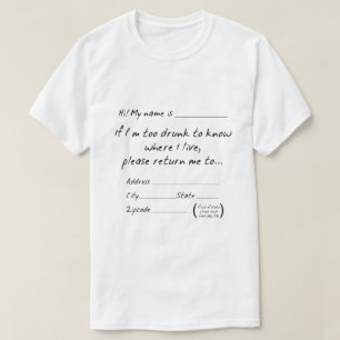 Camiseta Personalizar SI ESTOY DEMASIADO BORRACHO PARA SABE