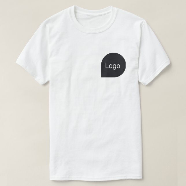 Camiseta personalizar su logotipo en una forma sencilla (Diseño del anverso)
