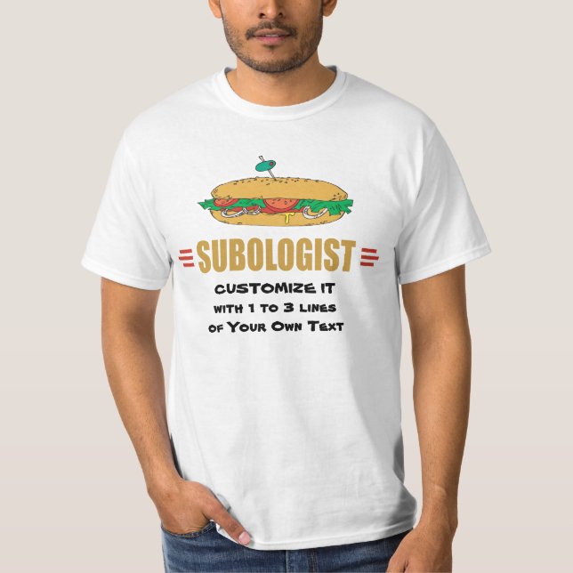 Camiseta Personalizar subsándwiches (Anverso)
