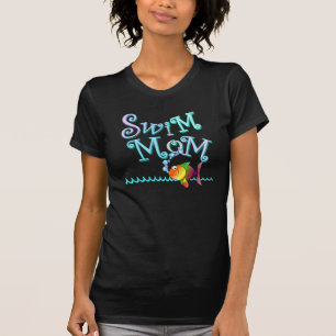 Camiseta Personalizar Swim Mom T-Shirt