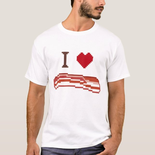 Camiseta Personalizar Tu Amo Bacon (Anverso)