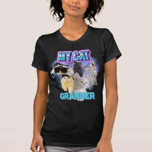 Camiseta Personalizar Tu propio gato Bootleg foto estilo 90