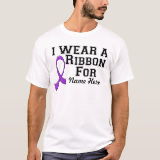 Camiseta Personalizar uso una cinta morada