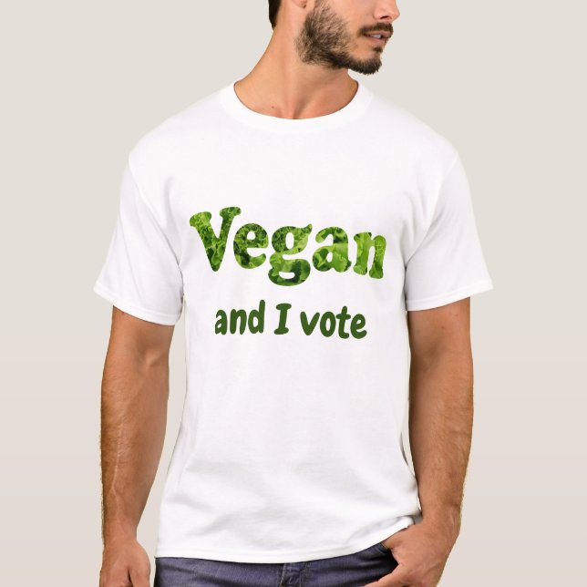 Camiseta Personalizar Vegan Activista Voter (Anverso)
