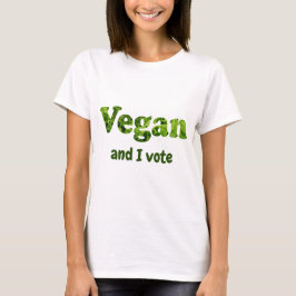 Camiseta Personalizar Vegan Activista Voter