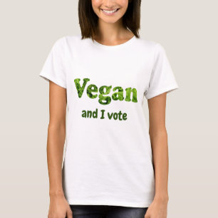 Camiseta Personalizar Vegan Activista Voter
