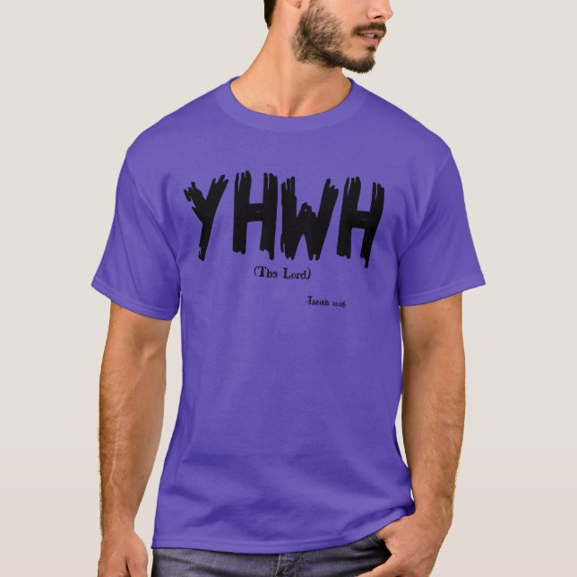 Camiseta Personalizar YHWH (Anverso)
