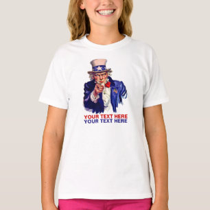 Camiseta Personalize It Uncle Sam
