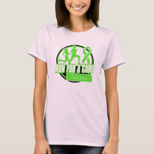 Camiseta Personalize Run For a Cure Non-Hodgkin's Lymphoma