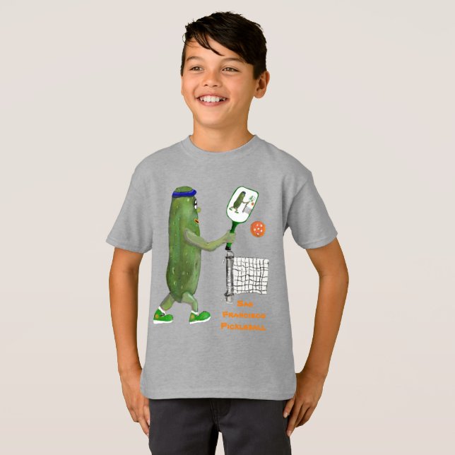 Camiseta Personalize Text Funny Pickle Player (Anverso completo)