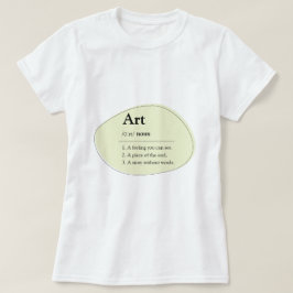 Camiseta Personalized Art Dictionary Style T-Shirt