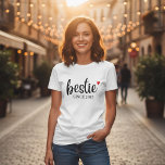 Camiseta Personalized Besties shirt BFF<br><div class="desc">Personalized Besties Hoodie, BFF Date Shirt, Best Friend Gift, Besties Hoodie, Best Friend Shirt, and Birthday Gift are all thoughtful tokens of friendship, each carrying its own sentiment and meaning. Whether it's a cozy hoodie bearing a custom touch to celebrate the unique bond between best friends or a stylish shirt...</div>