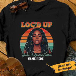 Camiseta Personalized BWA Locs Limited Edition T Shirt