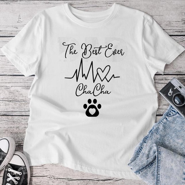 Camiseta Personalized "Cha Cha" Cat Name, Cat Lover  (Subido por el creador)