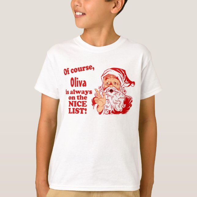 Camiseta Personalized Christmas Gifts (Anverso)