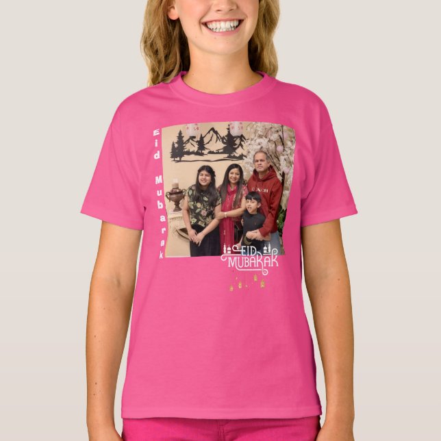 Camiseta Personalized Custom Photo Picture Friends Family (Anverso)