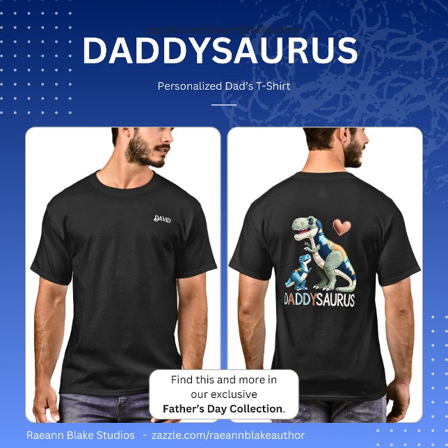 Camiseta Personalized Daddysaurus T-Shirt (Subido por el creador)