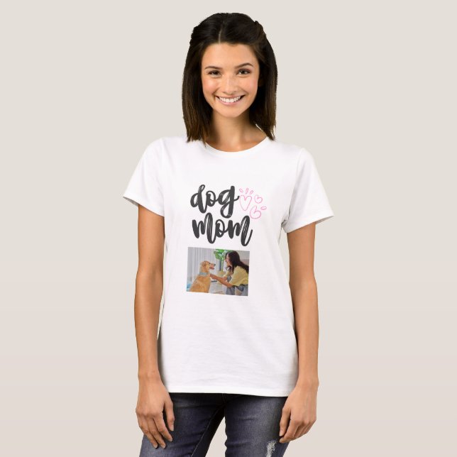 Camiseta Personalized Dog Mom Photo Shirt -  (Anverso completo)