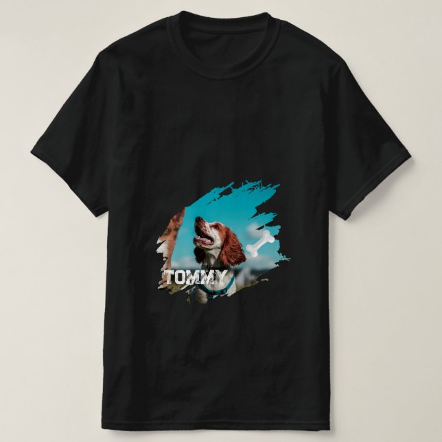 Camiseta Personalized Dog Photo T-Shirt (Diseño del anverso)