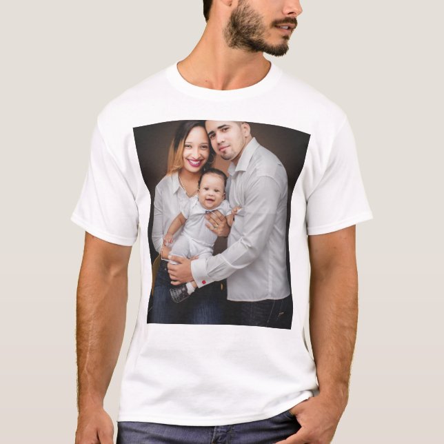 Camiseta Personalized Family Photo Custom (Anverso)