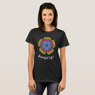 Camiseta Personalized Floral Graphic Women's Basic T-Shirt