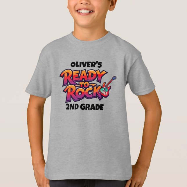 Camiseta Personalized Graphic Kid T-shirt - Back To School (Anverso)