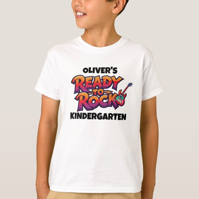 Camiseta Personalized Graphic Kid T-shirt - Back To School (Anverso)