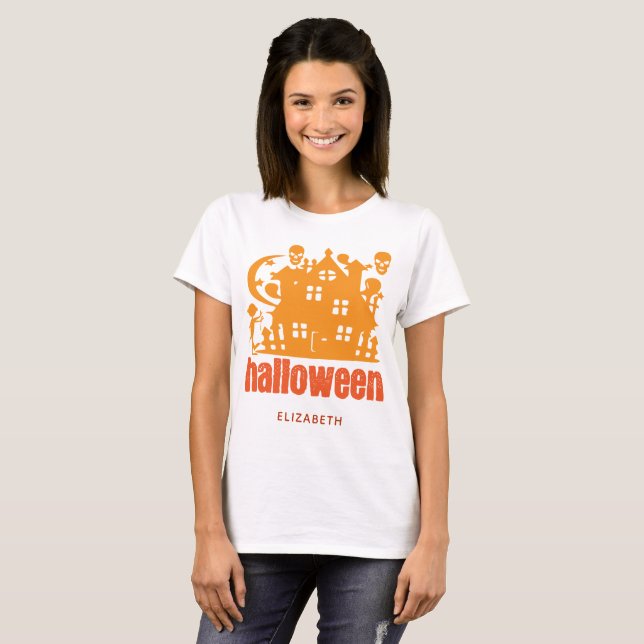 Camiseta Personalized Halloween T-Shirt (Anverso completo)