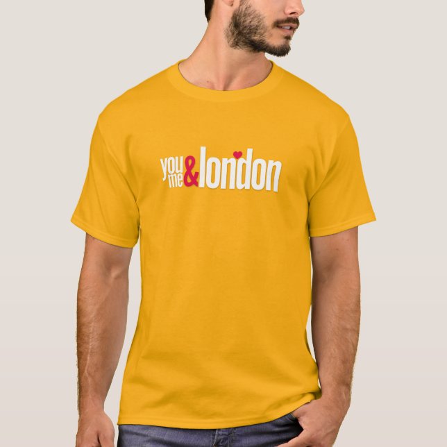 Camiseta Personalized London Love Story Anniversary Tee (Anverso)