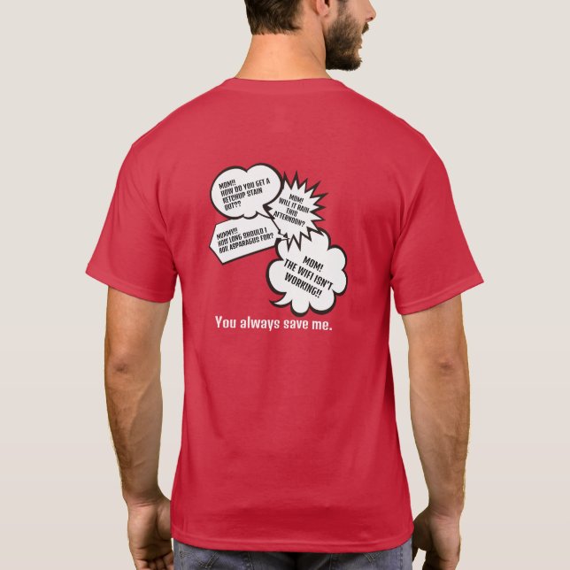 Camiseta Personalized Mom T-Shirt – Funny ChatGPT Shirt (Reverso)