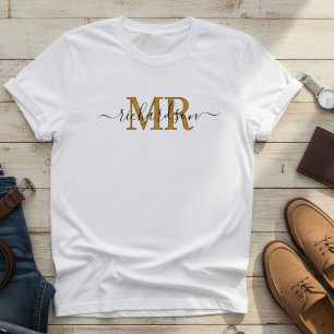 Camiseta Personalized Mr & Mrs Family Name Unisex T-Shirt 